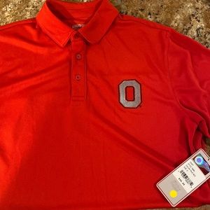 NWT The Ohio State University red polo size S